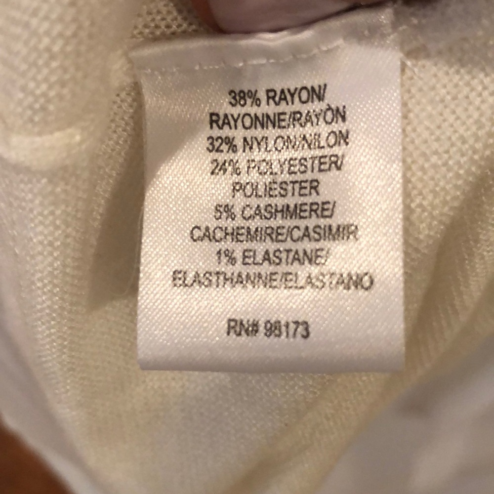 Worth Women's Cream Sweater with Bow Detail - Picture 7 of 7